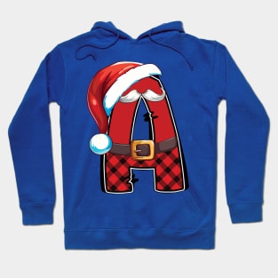 Christmas Alphabet Letter A Hoodie